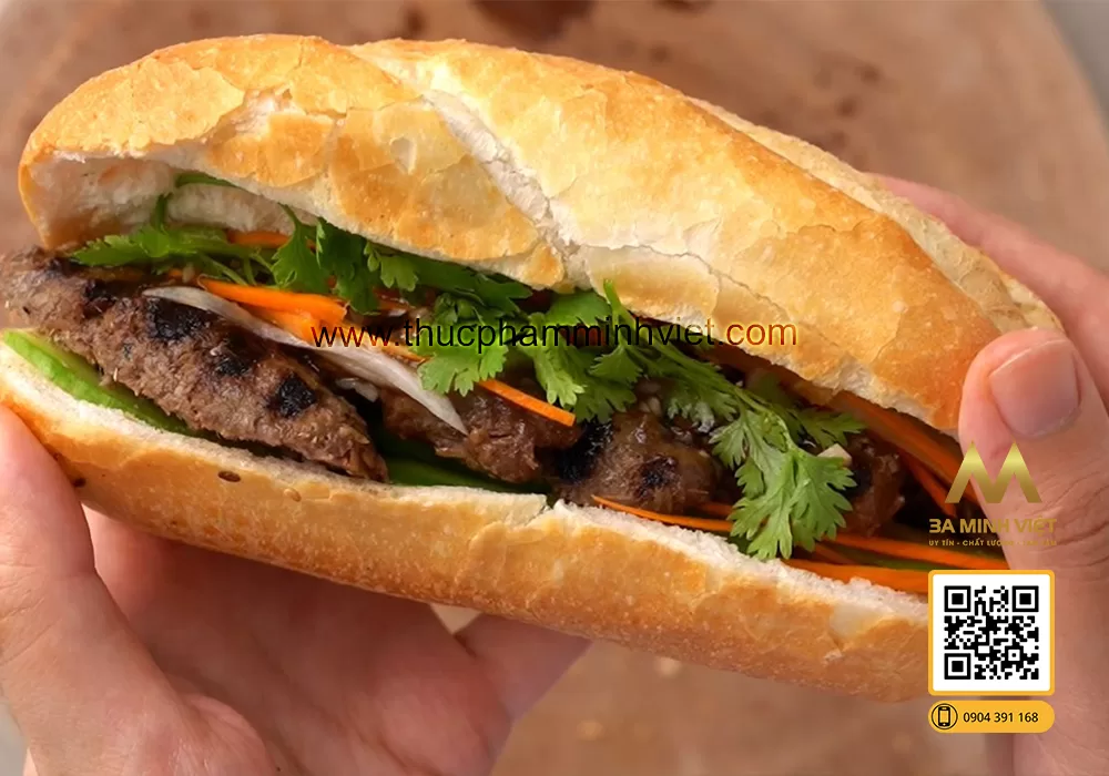 bánh mì thịt nướng